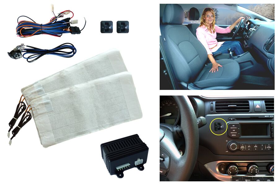 SH-4190 Inbouw Stoelverwarming met Carbon warmte-element (2 pers.)