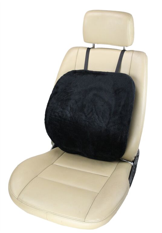 SM-7450B Rugzitting met Fleece overtrek, Zwart