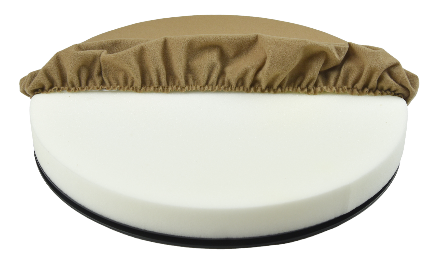 SS-2750C 360° Draaikussen gestoffeerd, Kunststof, Camel - Afbeelding 2