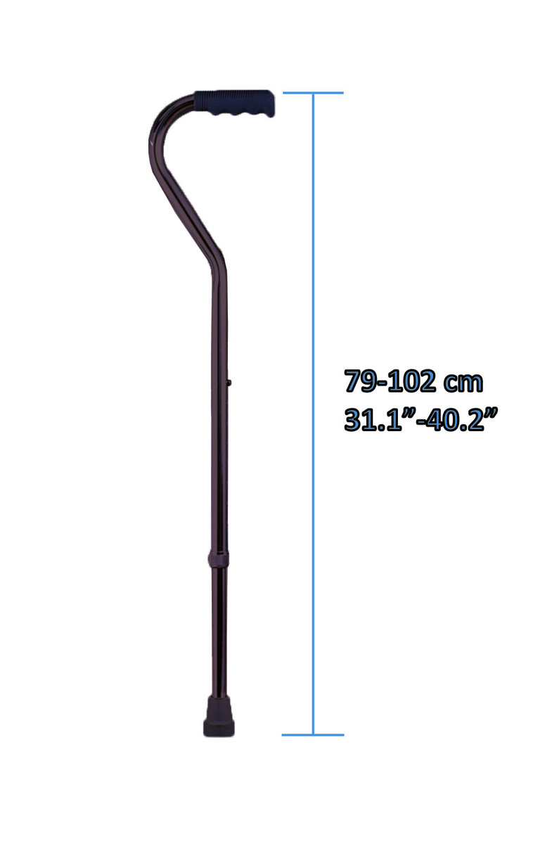 MW-1340 Wandelstok - loopstok verstelbaar met comfortgreep - Afbeelding 2