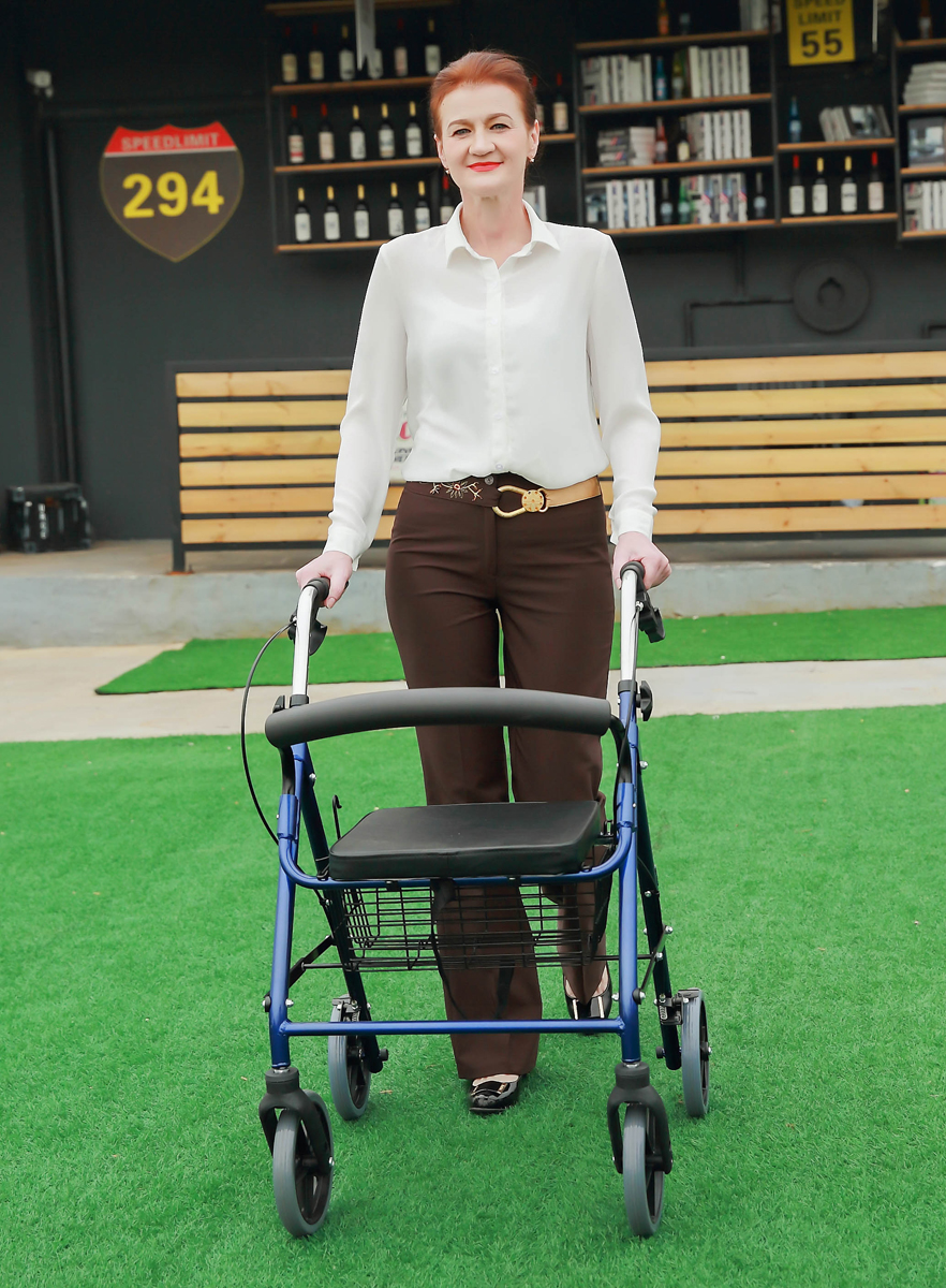 MW-4500 Rollator met korf, vouwbaar - Afbeelding 2