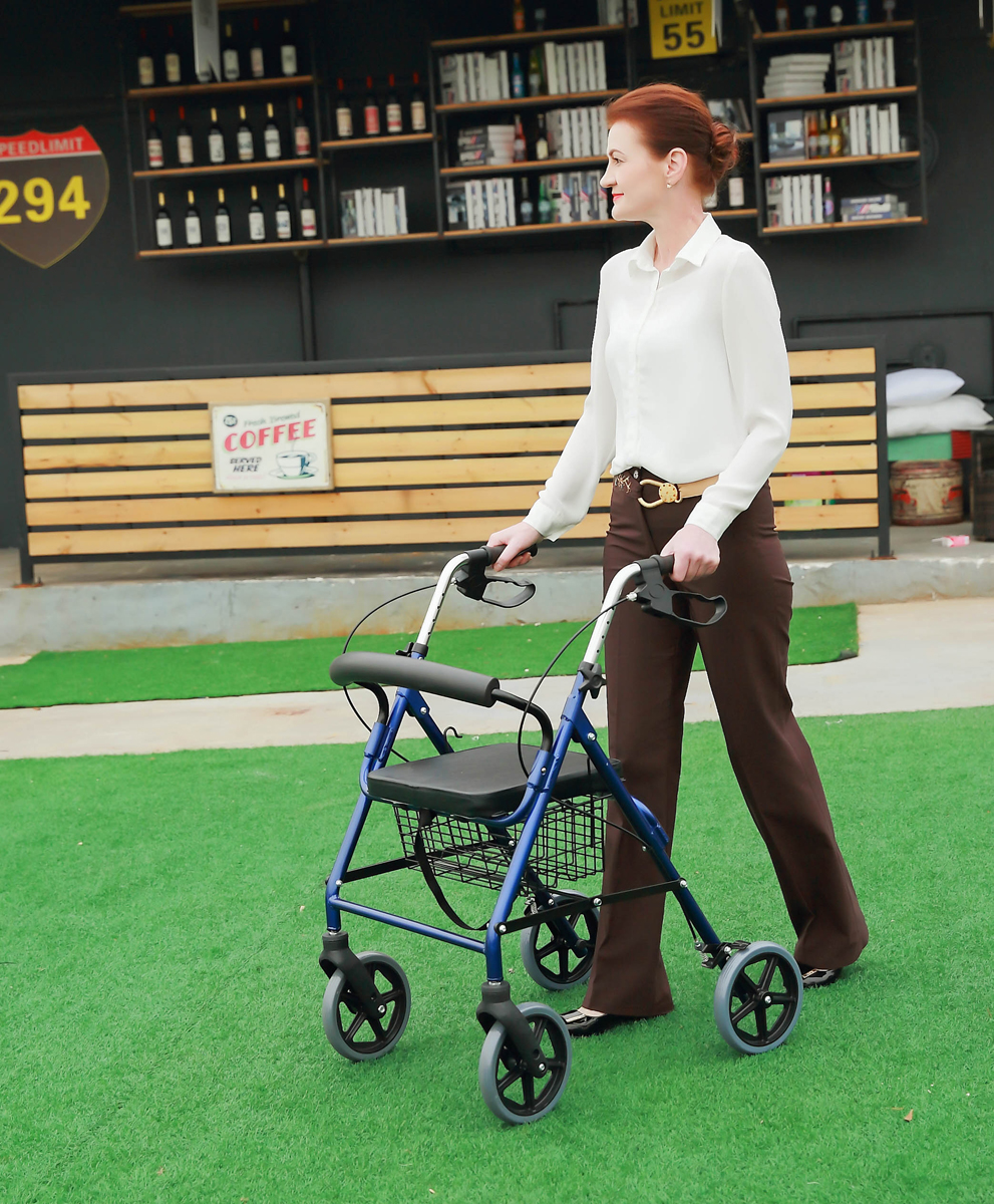 MW-4500 Rollator met korf, vouwbaar - Afbeelding 3