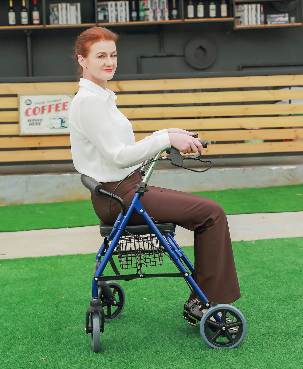 MW-4500 Rollator met korf, vouwbaar - Afbeelding 5