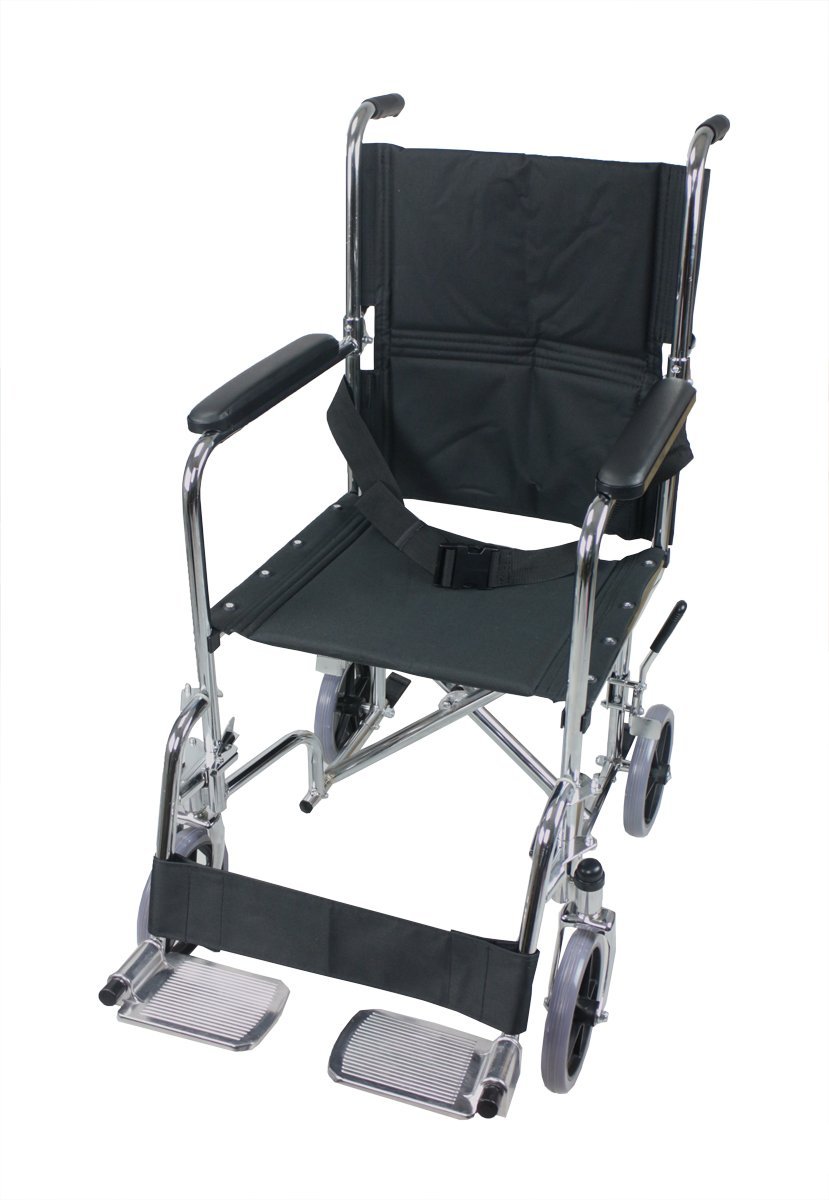 MW-6000 Rolstoel met rem, vouwbaar