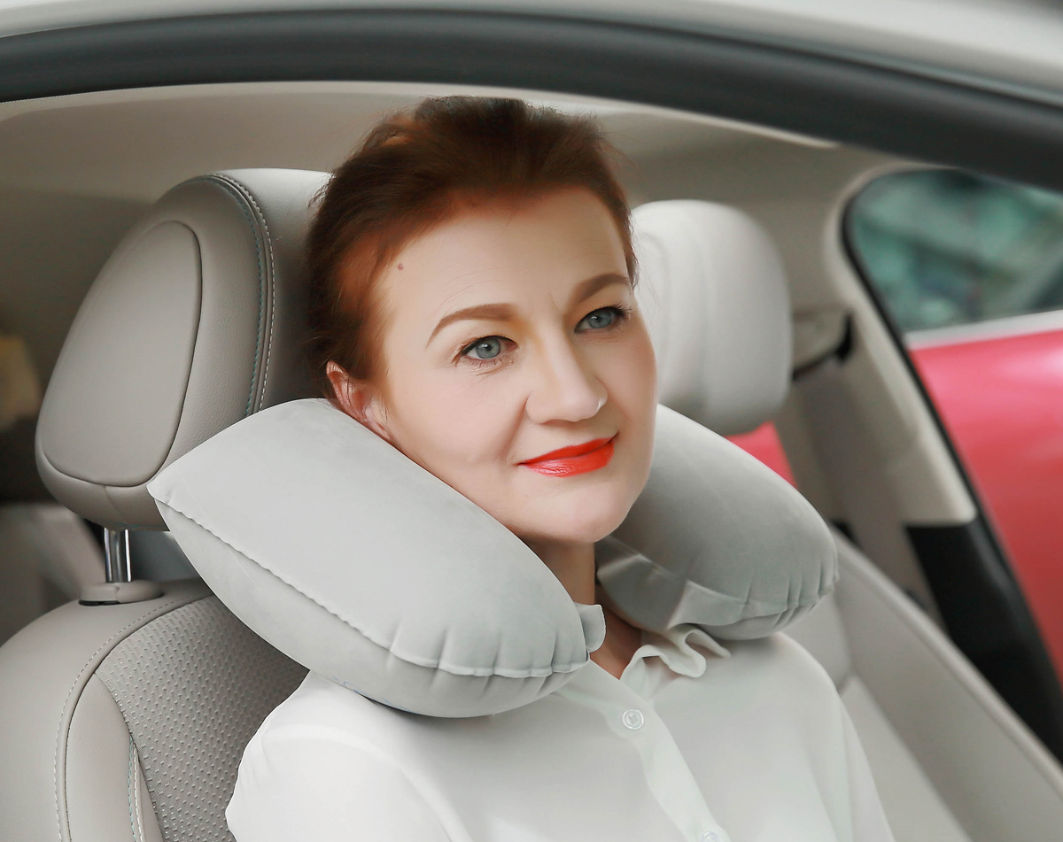 SV-1500 Opblaasbaar Nekkussen - Afbeelding 2