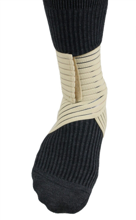 MB-6100 Voetbandage - en Enkelbandage - universeel ca. 120cm - Geeft extra stabiliteit en ondersteuning - door handige klittenband zelf de stevigheid bepalen - Afbeelding 3