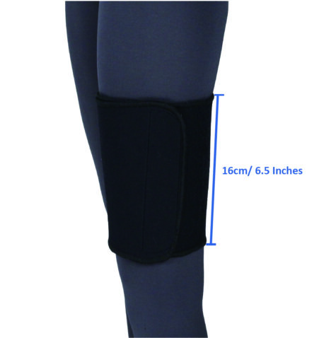 MB-6800L Bovenbeenbandage - met stevig klittenband - in diverse maten, maat L - Afbeelding 4