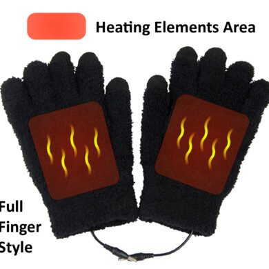 Obbomed MH-1005 USB elektrisch verwarmde handschoenen - verwarmingselement tot in de vingers - touchscreen vingertoppen