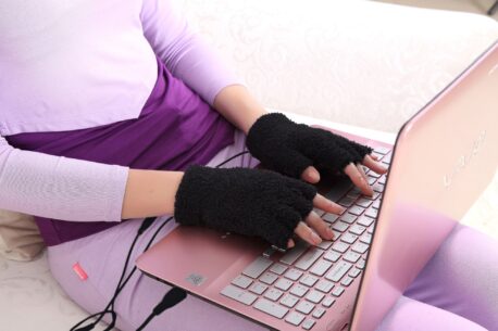 Obbomed MH-1020 USB verwarmde handschoenen - zonder vingertoppen - kleur zwart - Afbeelding 3