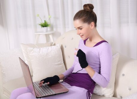 Obbomed MH-1020 USB verwarmde handschoenen - zonder vingertoppen - kleur zwart - Afbeelding 5